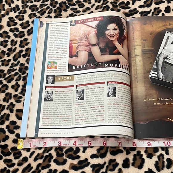 1999 Entertainment Weekly Magazine Issue June 25/July 2 Vintage Heather Graham - Picture 11 of 17